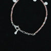 OLIO E ACETO Tanabata Special Collection Sterling Silver Rhodonite Beaded Pendant Bracelet OLIO-OA13A20-YH